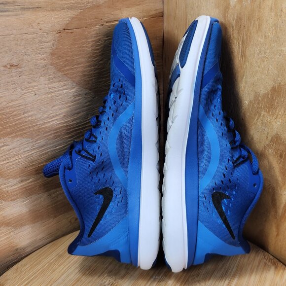 Nike Flex RN 2017 Womens Blue Running Shoes Sneakers Size 7.5 - Picture 7 of 9